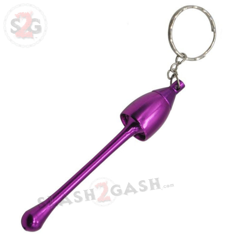 Mushroom Key Chain Bowl - Convertible Hidden Smoking Pipe Purple Smoking Accessories - Tophatter Daily Deals