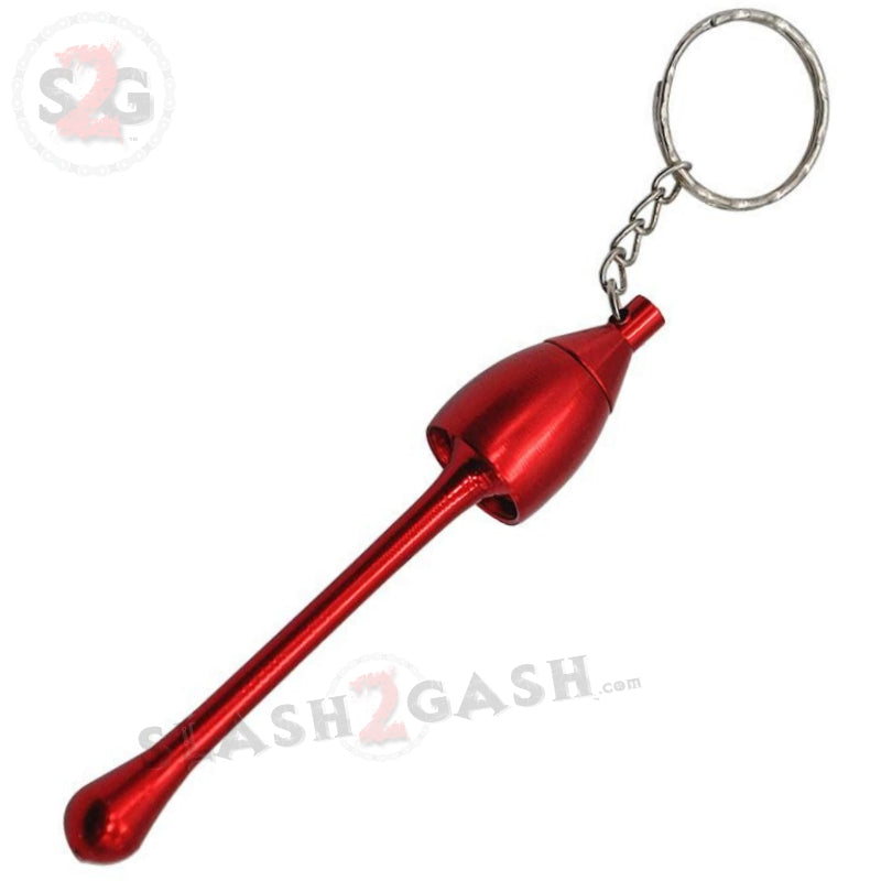 Mushroom Key Chain Bowl - Convertible Hidden Smoking Pipe Red Smoking Accessories - Tophatter Daily Deals