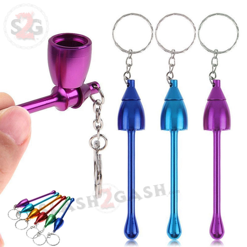 Mushroom Key Chain Bowl - Convertible Hidden Smoking Pipe Smoking Accessories - Tophatter Daily Deals