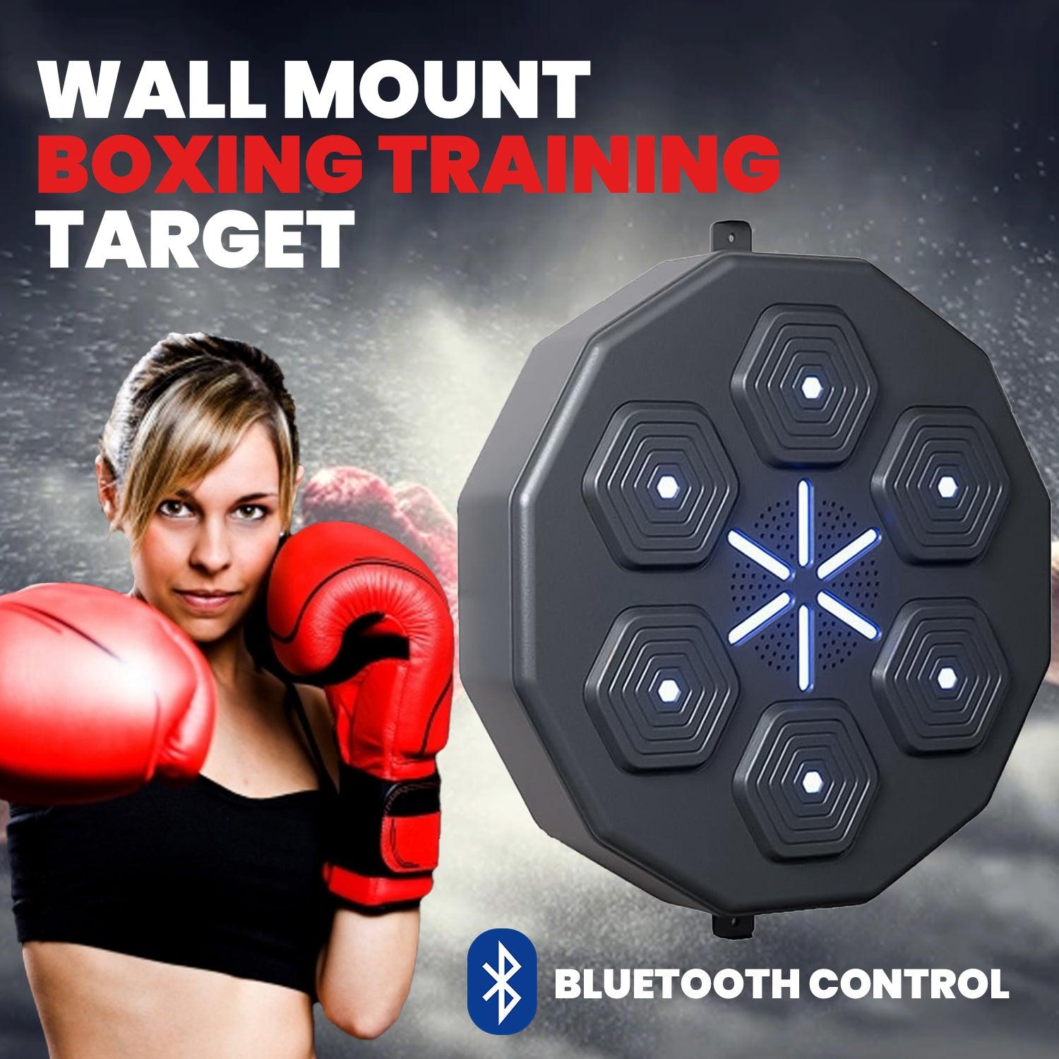 Music Boxing Machine UK - Wall Mounted Music Punching Machine Bluetooth Smart Music Boxing Workout Machine Indoor React Exercise Machine Sports - Tophatter Daily Deals