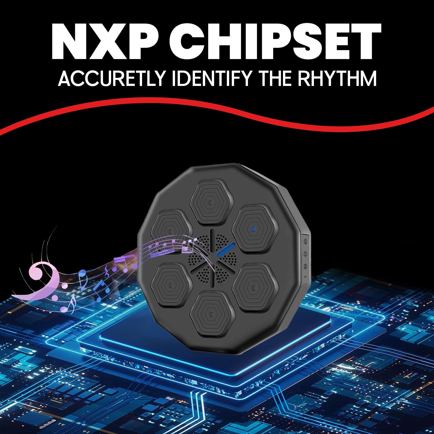 Music Boxing Machine UK - Wall Mounted Music Punching Machine Bluetooth Smart Music Boxing Workout Machine Indoor React Exercise Machine Sports - Tophatter Daily Deals