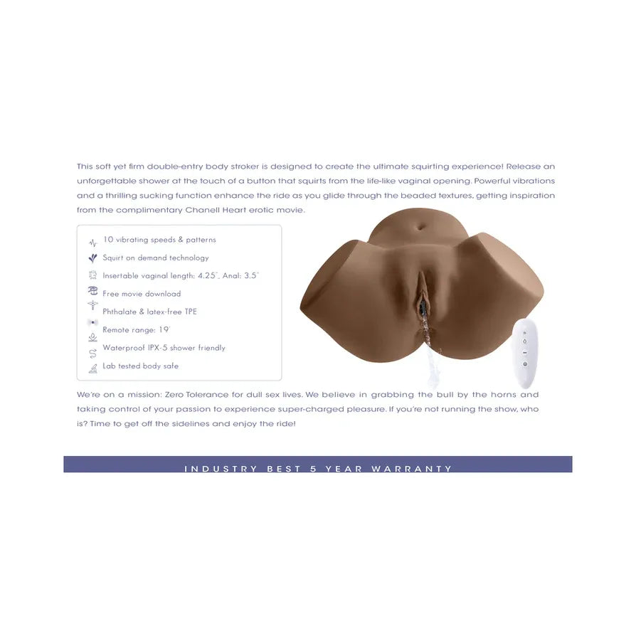 Squirt for Me Sasha Grey – Realistic Squirting Stroker with Vibrations and Suction > Sex Toys For Men > Assbators - Tophatter Daily Deals