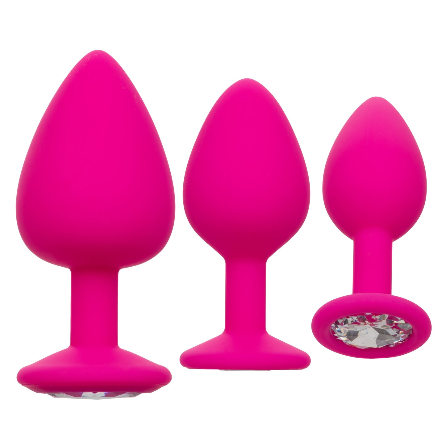 Cheeky Gems – Anal Training Kit with Three Graduated Anal Plugs > Anal Range > Butt Plug Kits - Tophatter Daily Deals