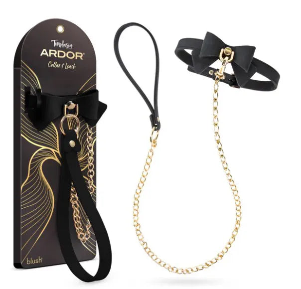 Temptasia Ardor – Adjustable Silicone Collar and Leash Set > Bondage Gear > Collars & Leashes - Tophatter Daily Deals