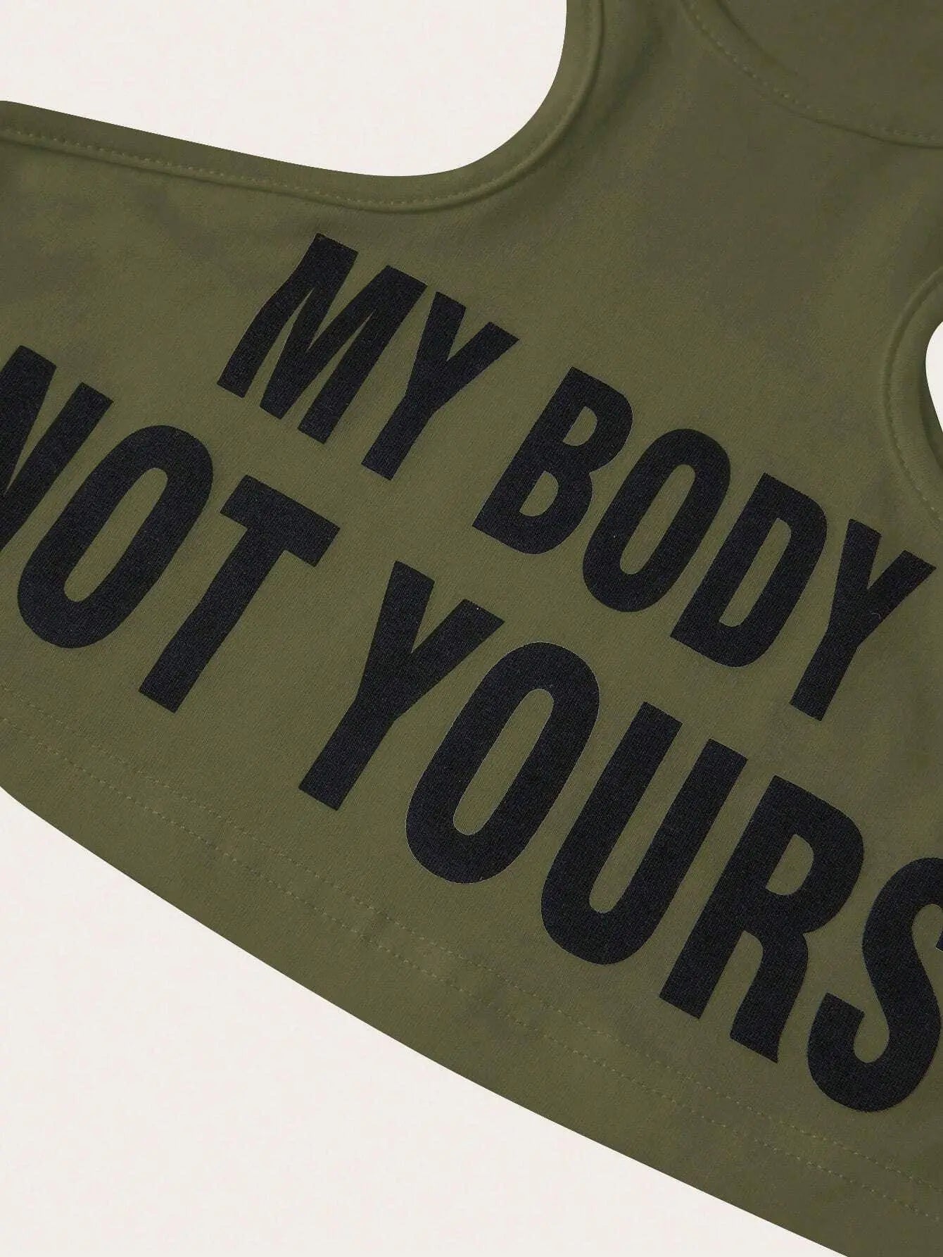 My Body, Not Yours Slogan & Graphic Design | Tank Top - Tophatter Daily Deals