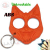"My Kitty" Self Defense Evil Cat Keychain ABS Knuckles - Orange SD-KeyChain - Tophatter Daily Deals