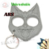 "My Kitty" Self Defense Evil Cat Keychain ABS Knuckles - White White SD-KeyChain - Tophatter Daily Deals