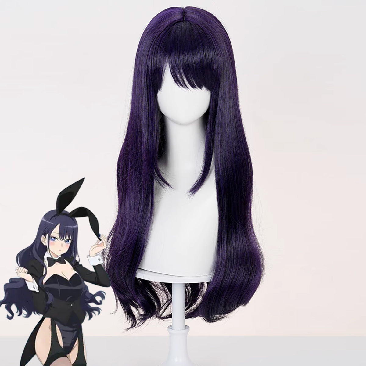 My Dress-Up Darling Sono Bisque Doll Wa Koi Wo Suru Season 2 Kitagawa Marin Bunny Girl Purple Cosplay Wig Wig - Tophatter Daily Deals