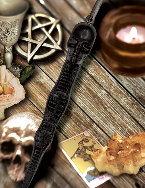 MYERS STICK™ Skull Kubotan w/ Spine Self Defense Keychain - 8 Inch SD-KeyChain - Tophatter Daily Deals