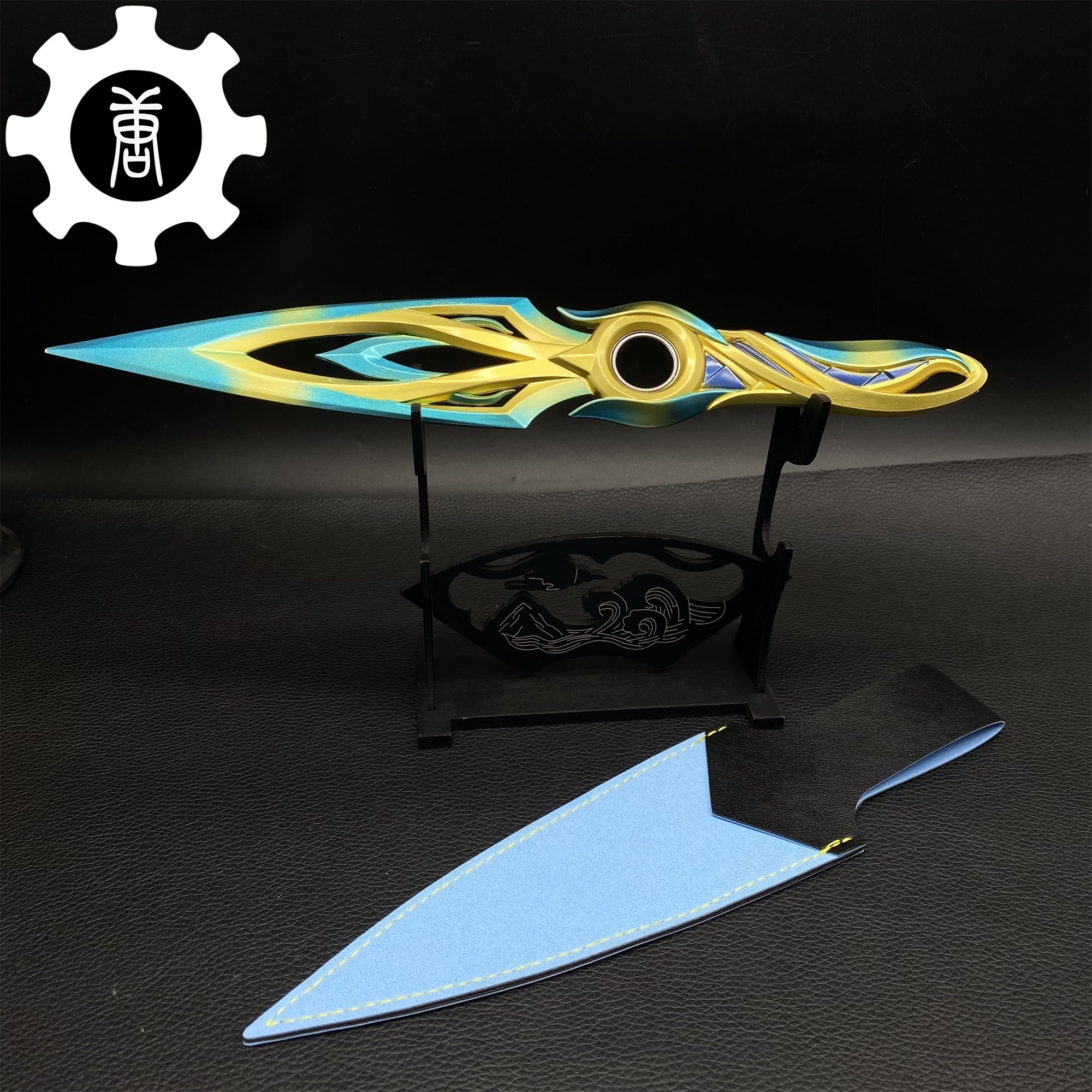 Metal Dull Blade Mystbloom Kunai 11'' Game Prop 3 Colors - Tophatter Daily Deals