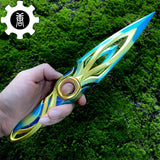 Metal Dull Blade Mystbloom Kunai 11'' Game Prop 3 Colors - Tophatter Daily Deals