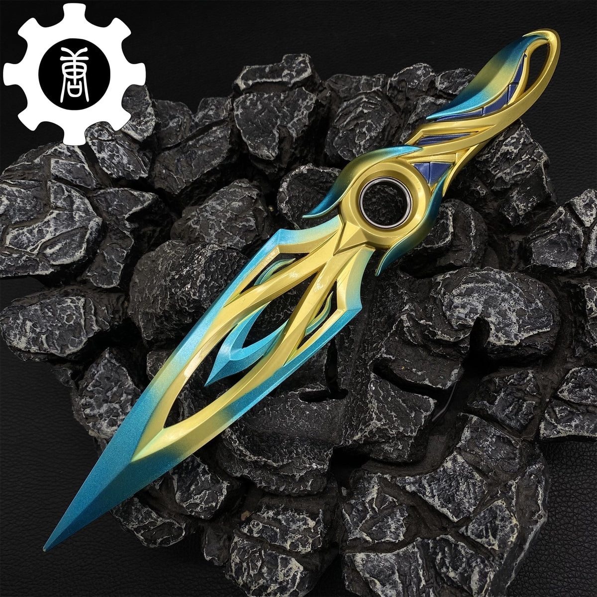 Metal Dull Blade Mystbloom Kunai 11'' Game Prop 3 Colors - Tophatter Daily Deals