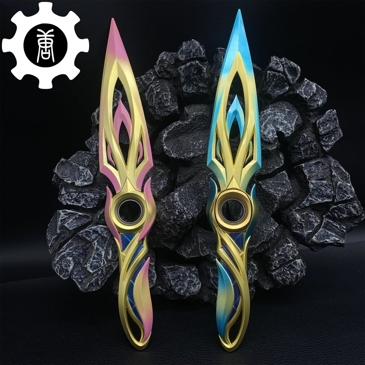 Metal Dull Blade Mystbloom Kunai 11'' Game Prop 3 Colors - Tophatter Daily Deals