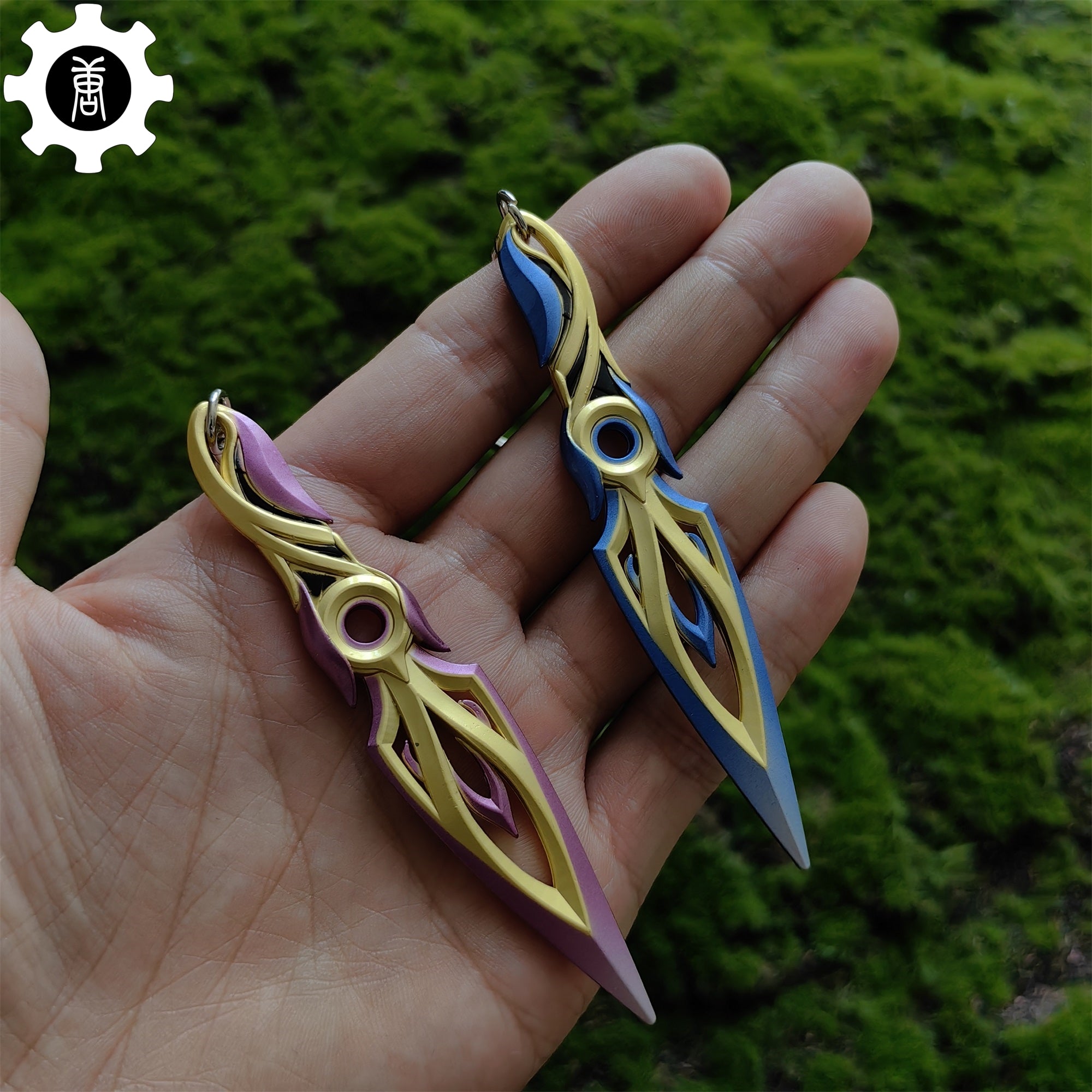 Metal Mystbloom Kunai Tiny Keychain Pendant - Tophatter Daily Deals