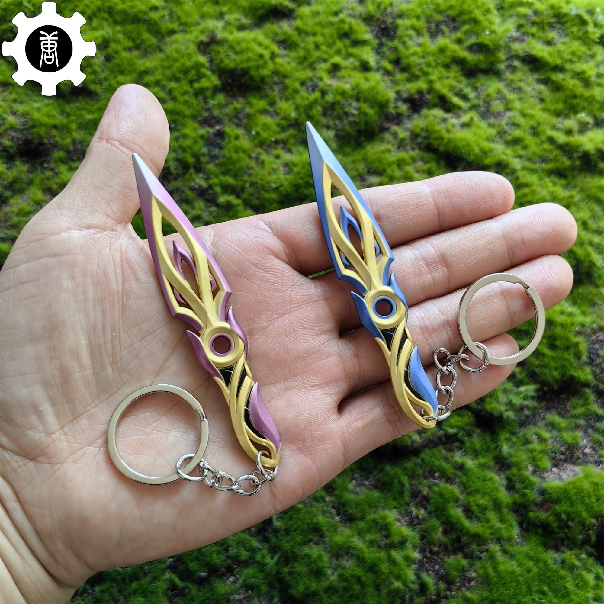 Metal Mystbloom Kunai Tiny Keychain Pendant 2 In 1 Pack - Tophatter Daily Deals