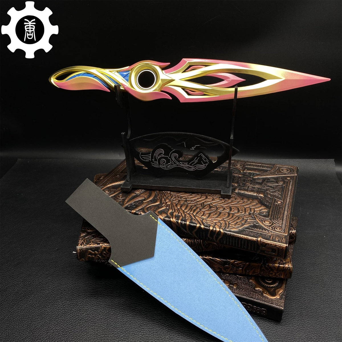 Metal Dull Blade Mystbloom Kunai 11'' Game Prop 3 Colors - Tophatter Daily Deals
