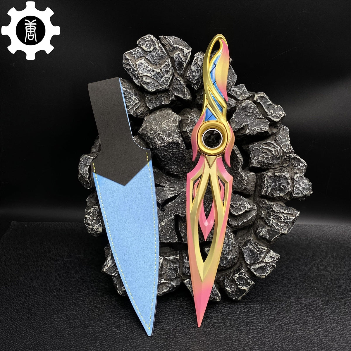 Metal Dull Blade Mystbloom Kunai 11'' Game Prop 3 Colors - Tophatter Daily Deals