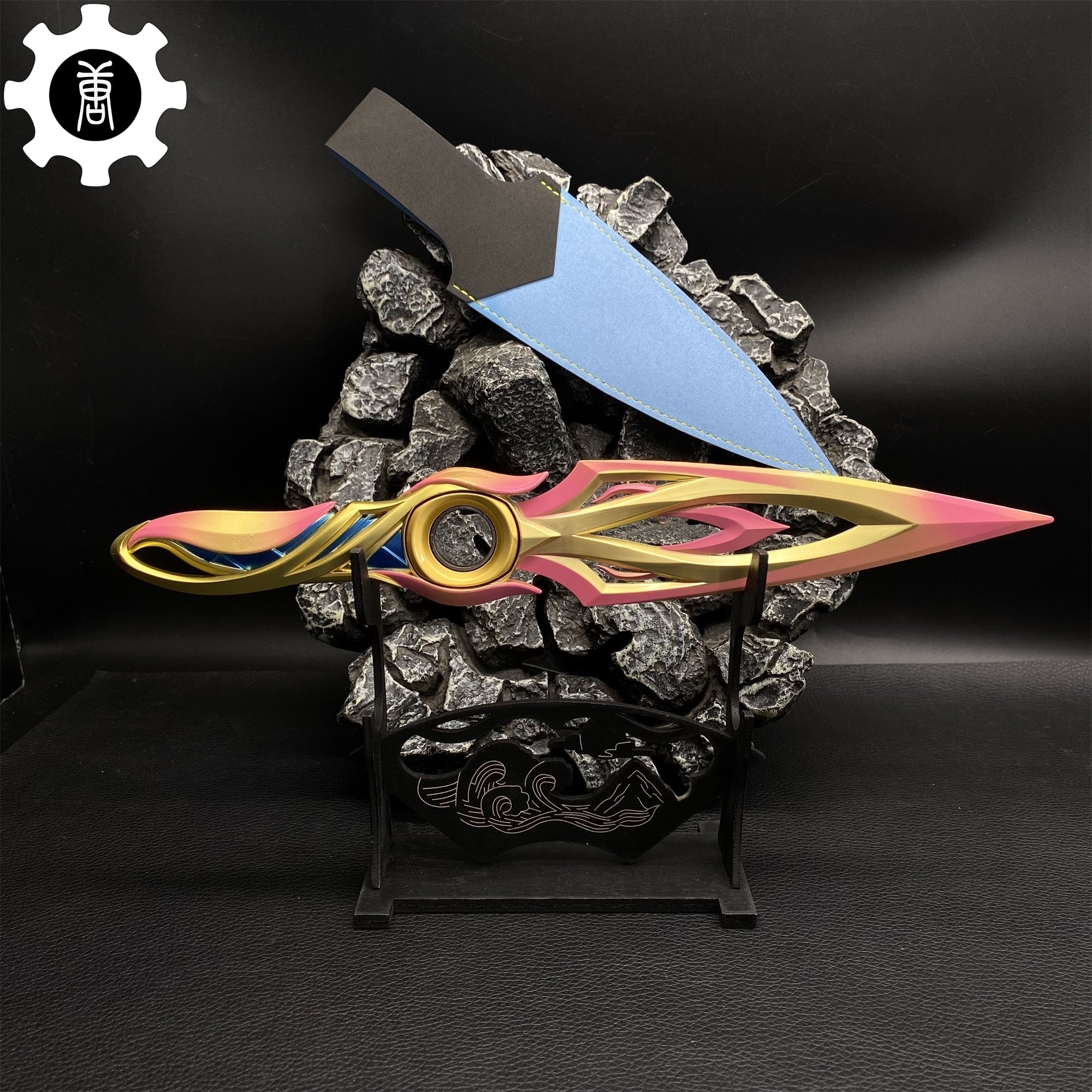 Metal Dull Blade Mystbloom Kunai 11'' Game Prop 3 Colors - Tophatter Daily Deals