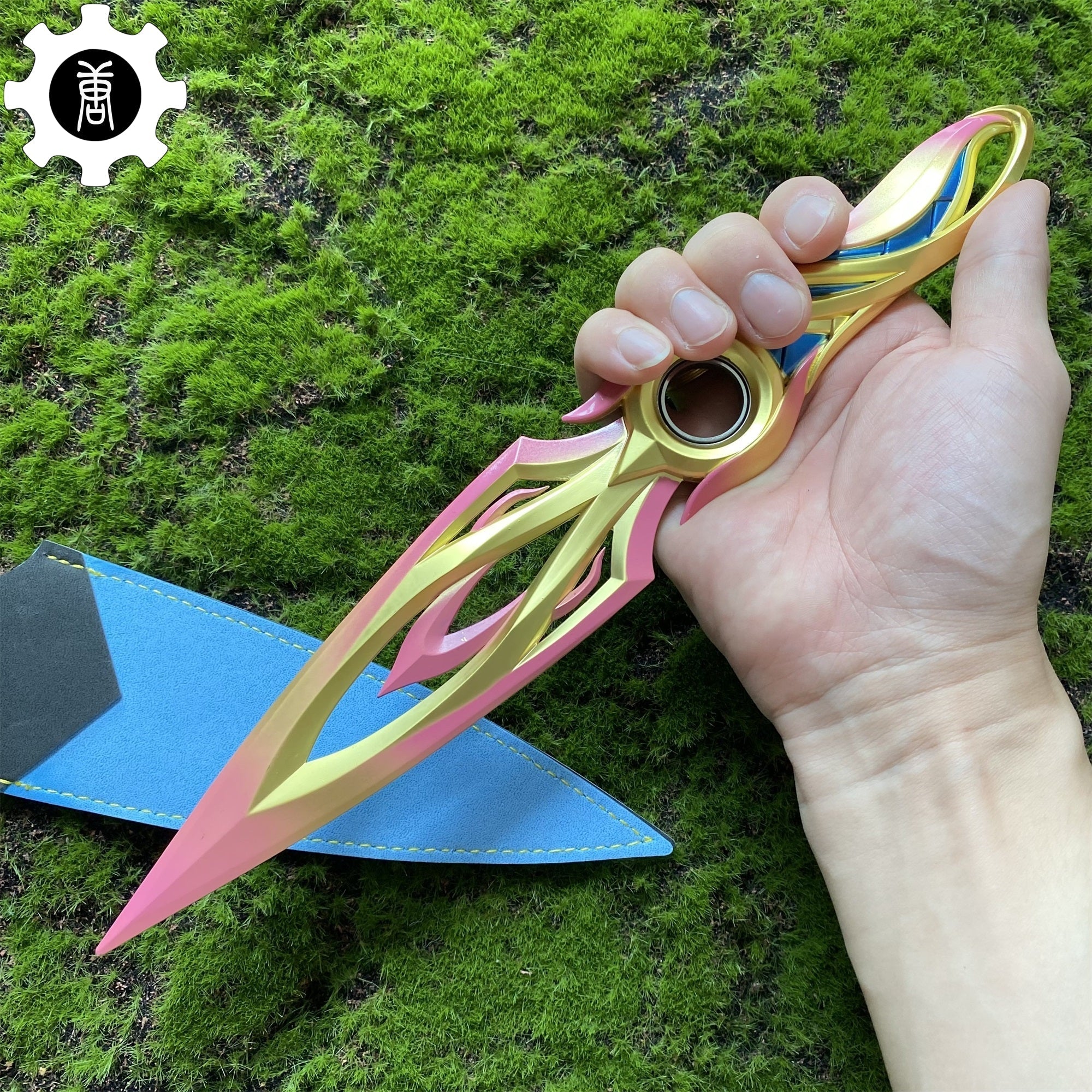 Metal Dull Blade Mystbloom Kunai 11'' Game Prop 3 Colors - Tophatter Daily Deals