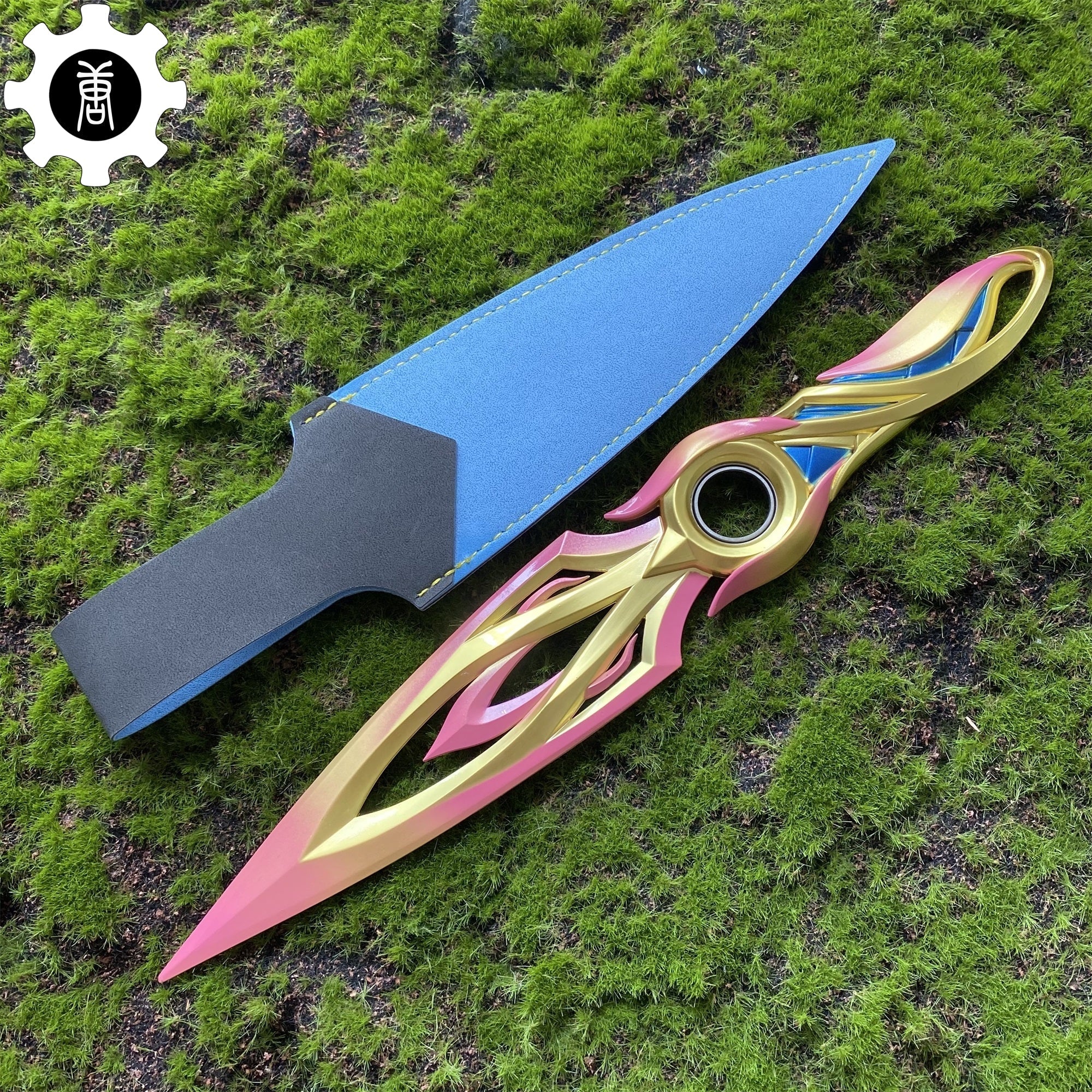 Metal Dull Blade Mystbloom Kunai 11'' Game Prop 3 Colors - Tophatter Daily Deals