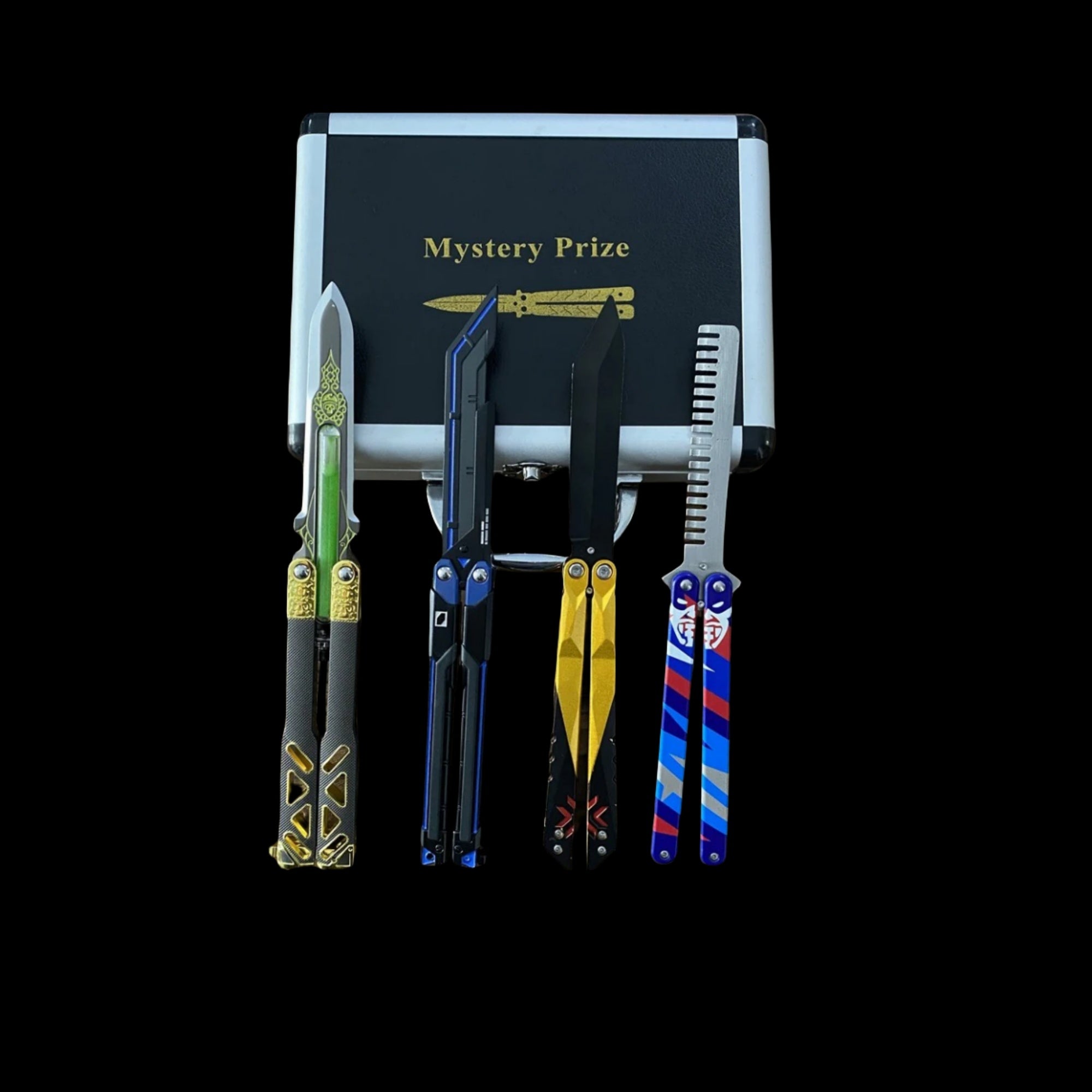 Super Worth 4 In 1 Balisong Mystery Prize Box - Tophatter Daily Deals