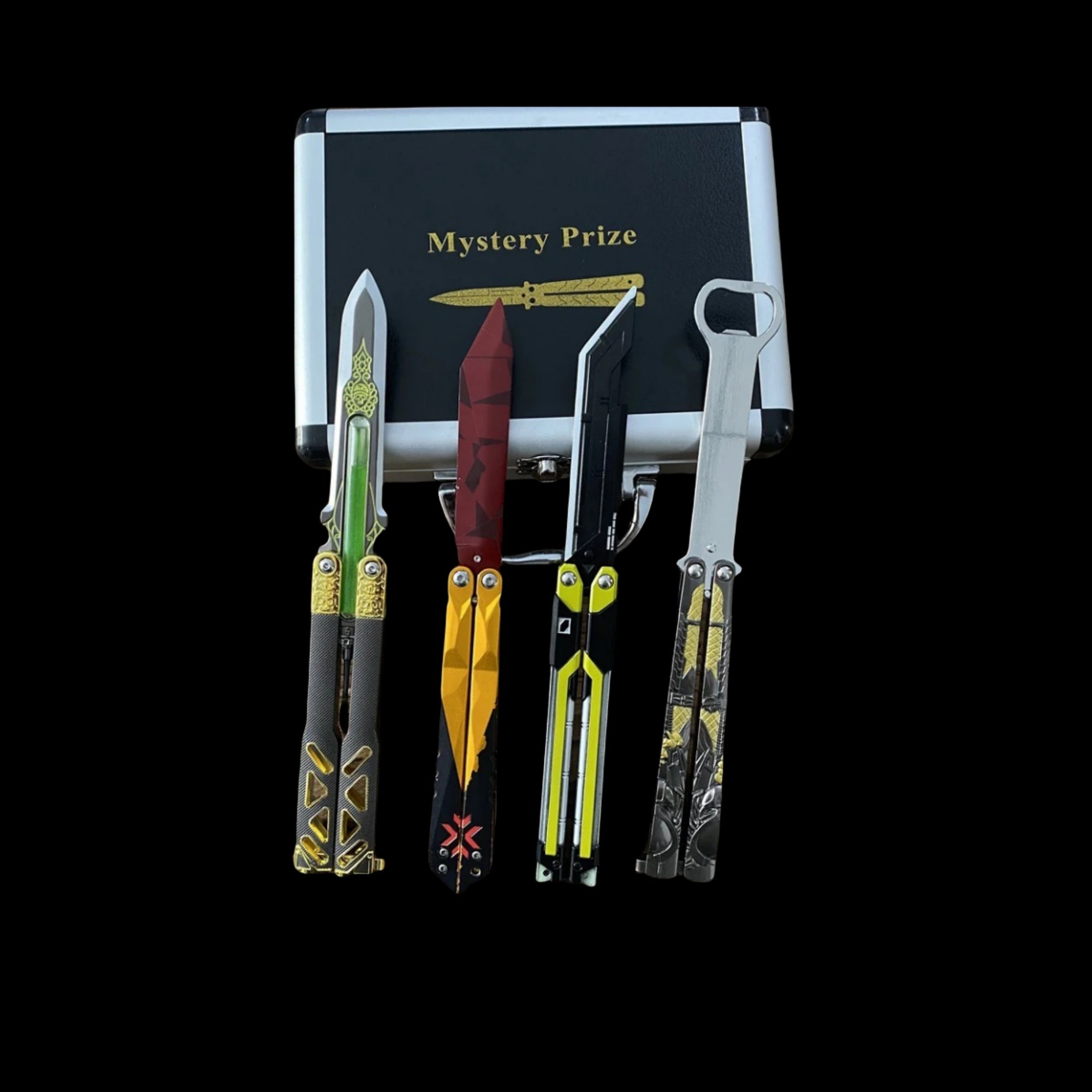 Super Worth 4 In 1 Balisong Mystery Prize Box - Tophatter Daily Deals