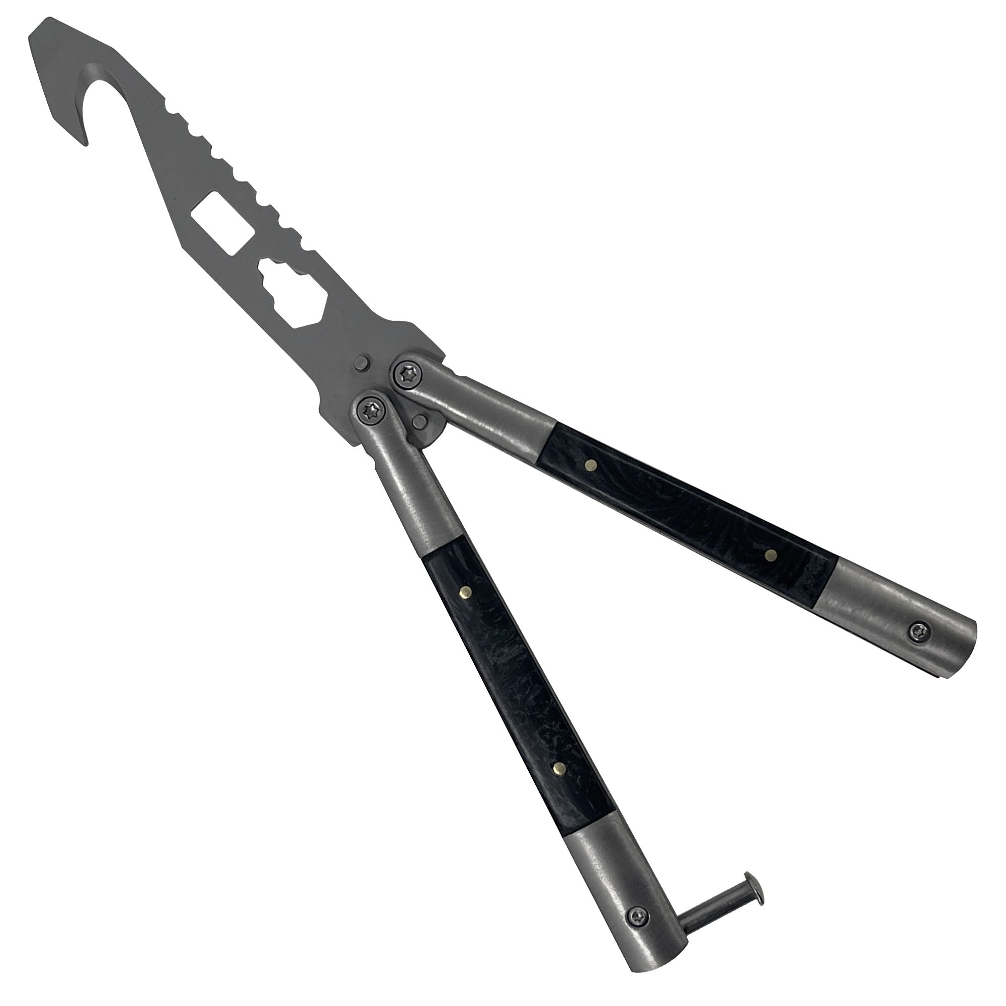 Mystic Black Butterfly Style Multitool Blade Trainer novelty items - Tophatter Daily Deals