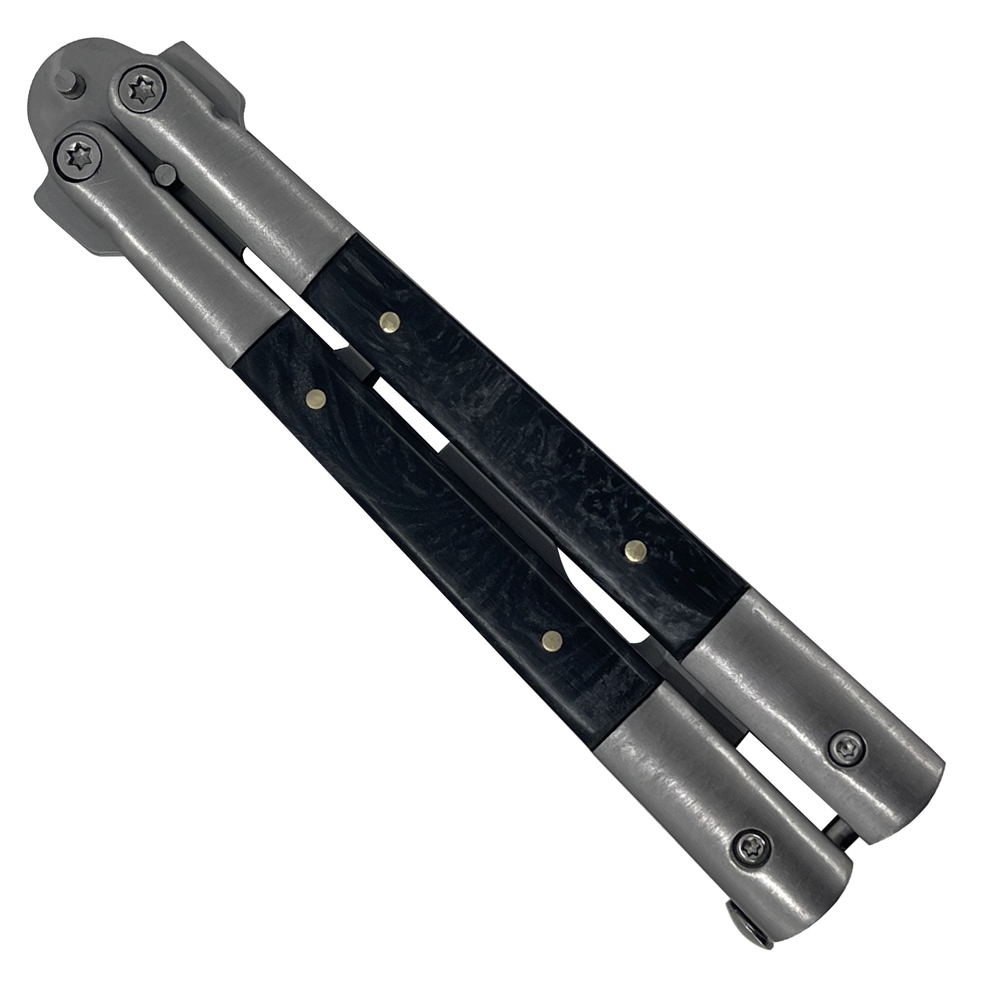 Mystic Black Butterfly Style Multitool Blade Trainer novelty items - Tophatter Daily Deals