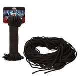 CalExotics Scandal BDSM Rope 50M Black Silky Cotton Polyester Bondage Rope > Bondage Gear > Rope - Tophatter Daily Deals