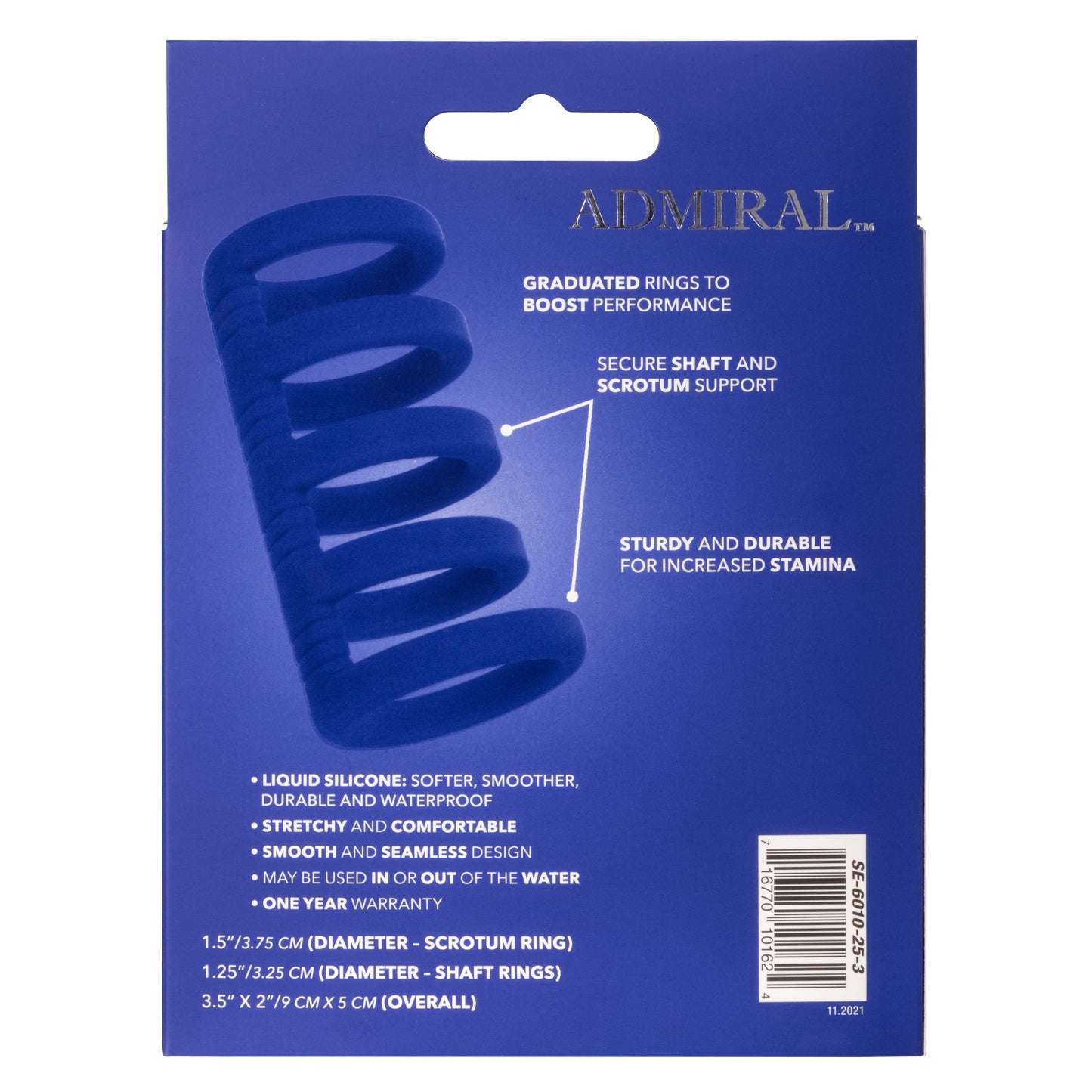 Admiral Xtreme Cage – Liquid Silicone Cock Cage > Bondage Gear > Male Chastity - Tophatter Daily Deals
