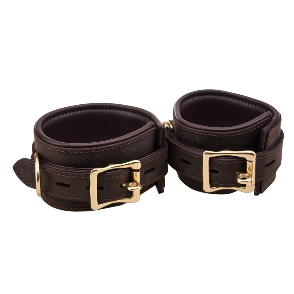 BOUND Nubuck Leather Wrist Restraints – Adjustable Soft Leather Bondage Restraints > Bondage Gear > Restraints - Tophatter Daily Deals