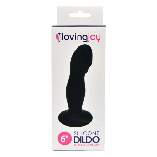Loving Joy Silicone Dildo 6 Inch – Harness Compatible Dong with Suction Cup > Dildos > Neutral Dildos - Tophatter Daily Deals