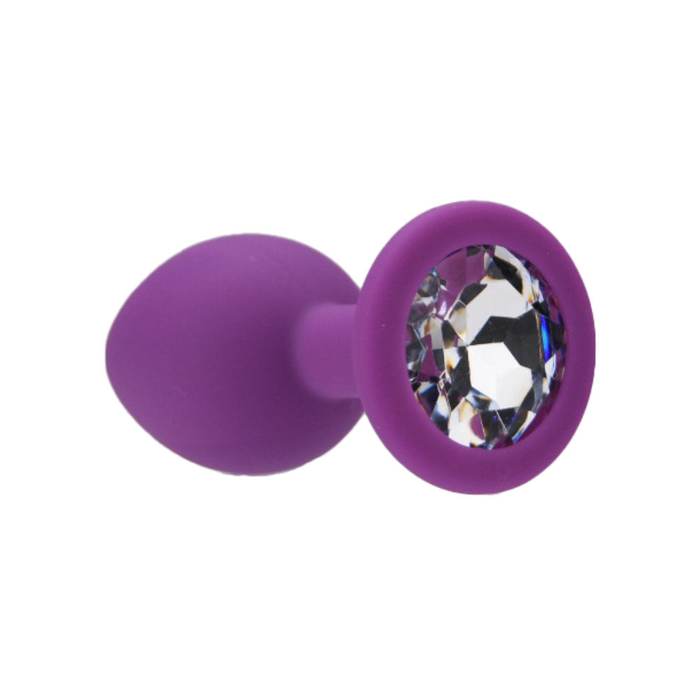 Loving Joy Jewelled Silicone Butt Plug Small > Anal Range > Jewel Butt Plugs - Tophatter Daily Deals