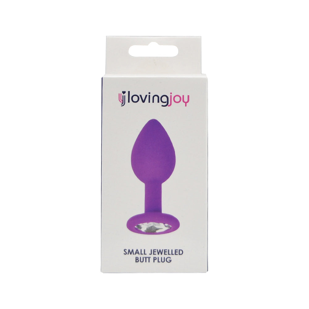 Loving Joy Jewelled Silicone Butt Plug Small > Anal Range > Jewel Butt Plugs - Tophatter Daily Deals