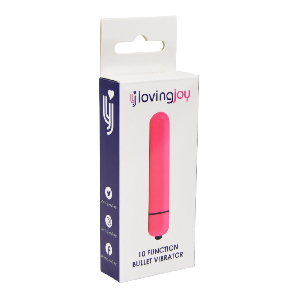 Loving Joy 10 Function (Pink) Slim Bullet Vibrator > Vibrators > Mini Vibrators - Tophatter Daily Deals