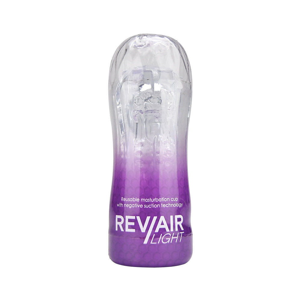 Rev-Air Light Reusable (See-Through) Masturbation Cup > Sex Toys For Men > Masturbators Cup - Tophatter Daily Deals