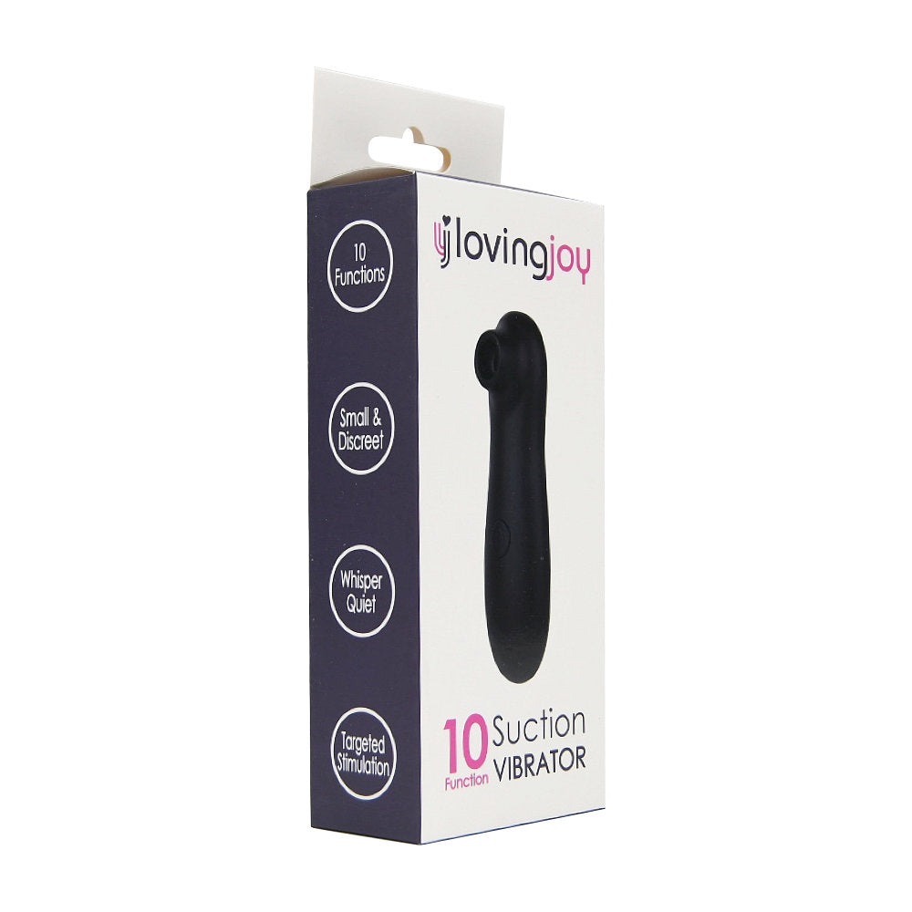 Loving Joy Clitoral Suction Vibrator – 10 Function Travel Vibrator > Sex Toys For Ladies > Air Pulsation - Tophatter Daily Deals