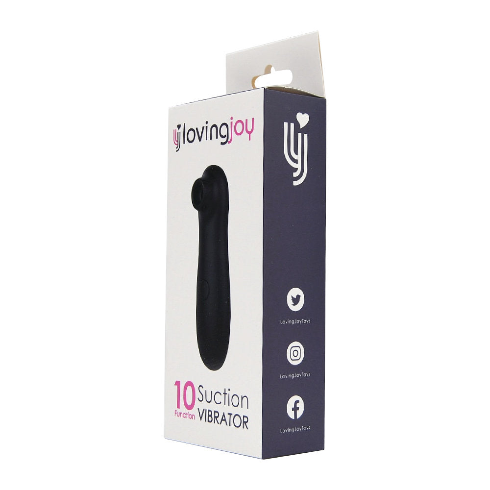 Loving Joy Clitoral Suction Vibrator – 10 Function Travel Vibrator > Sex Toys For Ladies > Air Pulsation - Tophatter Daily Deals