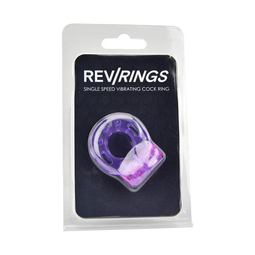 Rev Rings Single Speed Vibrating Cock Ring (Purple) – Couples Vibrating Cock Ring > Cock Ring > Vibrating - Tophatter Daily Deals