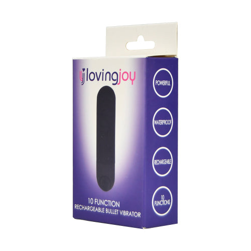 Loving Joy 10 Function Rechargeable Bullet Vibrator – USB Rechargeable > Vibrators > Mini Vibrators - Tophatter Daily Deals