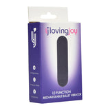 Loving Joy 10 Function Rechargeable Bullet Vibrator – USB Rechargeable > Vibrators > Mini Vibrators - Tophatter Daily Deals