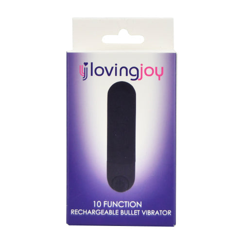 Loving Joy 10 Function Rechargeable Bullet Vibrator – USB Rechargeable > Vibrators > Mini Vibrators - Tophatter Daily Deals