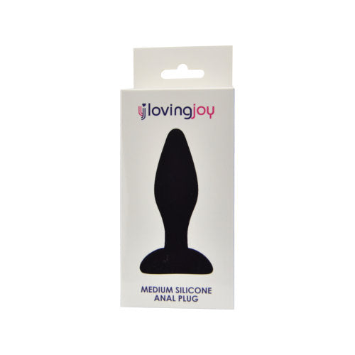 Loving Joy Silicone Anal Plug Medium – Silicone Butt Plug Insertable Length 9 cm Diameter 3.3 cm > Anal Range > Butt Plugs - Tophatter Daily Deals