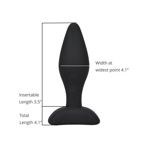 Loving Joy Silicone Anal Plug Medium – Silicone Butt Plug Insertable Length 9 cm Diameter 3.3 cm > Anal Range > Butt Plugs - Tophatter Daily Deals