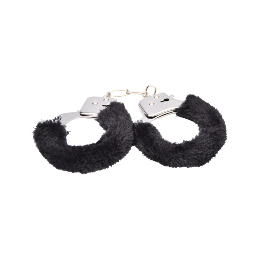 Bound to Play Heavy Duty Furry Handcuffs (Black) – Adjustable Role-Play Handcuffs > Bondage Gear > Handcuffs - Tophatter Daily Deals