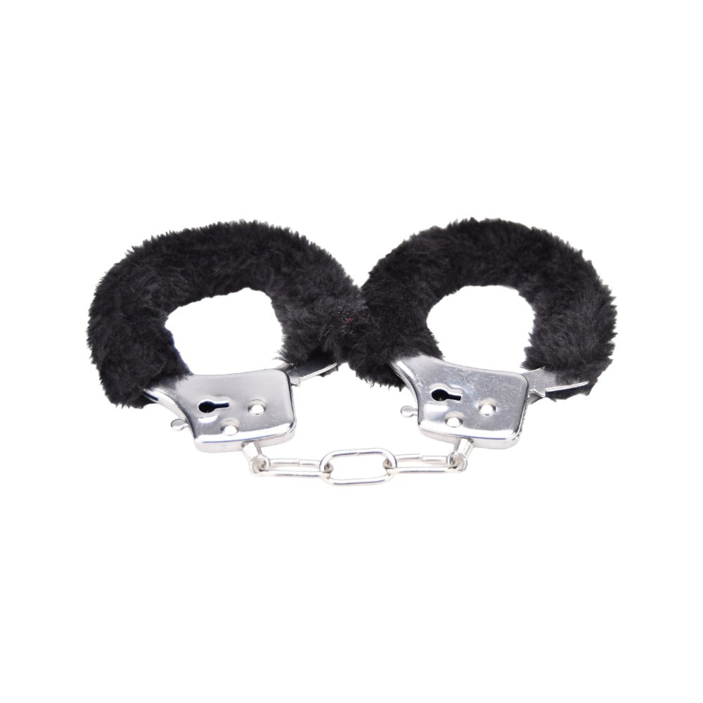 Bound to Play Heavy Duty Furry Handcuffs (Black) – Adjustable Role-Play Handcuffs > Bondage Gear > Handcuffs - Tophatter Daily Deals
