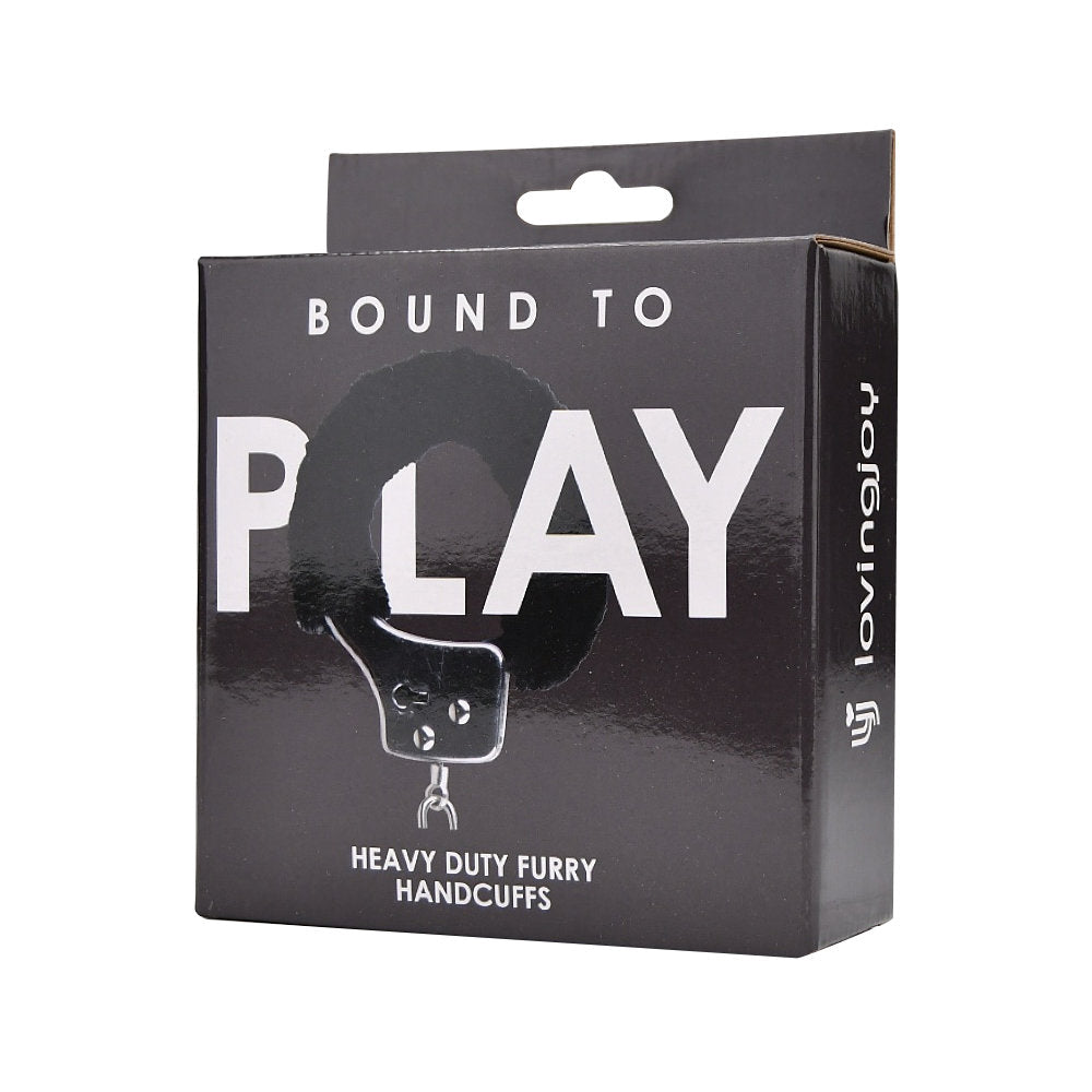 Bound to Play Heavy Duty Furry Handcuffs (Black) – Adjustable Role-Play Handcuffs > Bondage Gear > Handcuffs - Tophatter Daily Deals