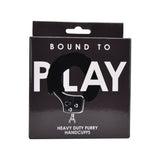 Bound to Play Heavy Duty Furry Handcuffs (Black) – Adjustable Role-Play Handcuffs > Bondage Gear > Handcuffs - Tophatter Daily Deals