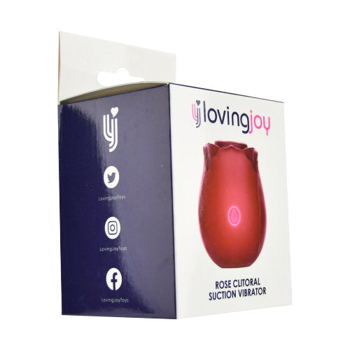 Loving Joy Rose Toy – Waterproof USB Rechargeable Clitoral Suction Vibrator > Sex Toys For Ladies > Rose Stimulators - Tophatter Daily Deals