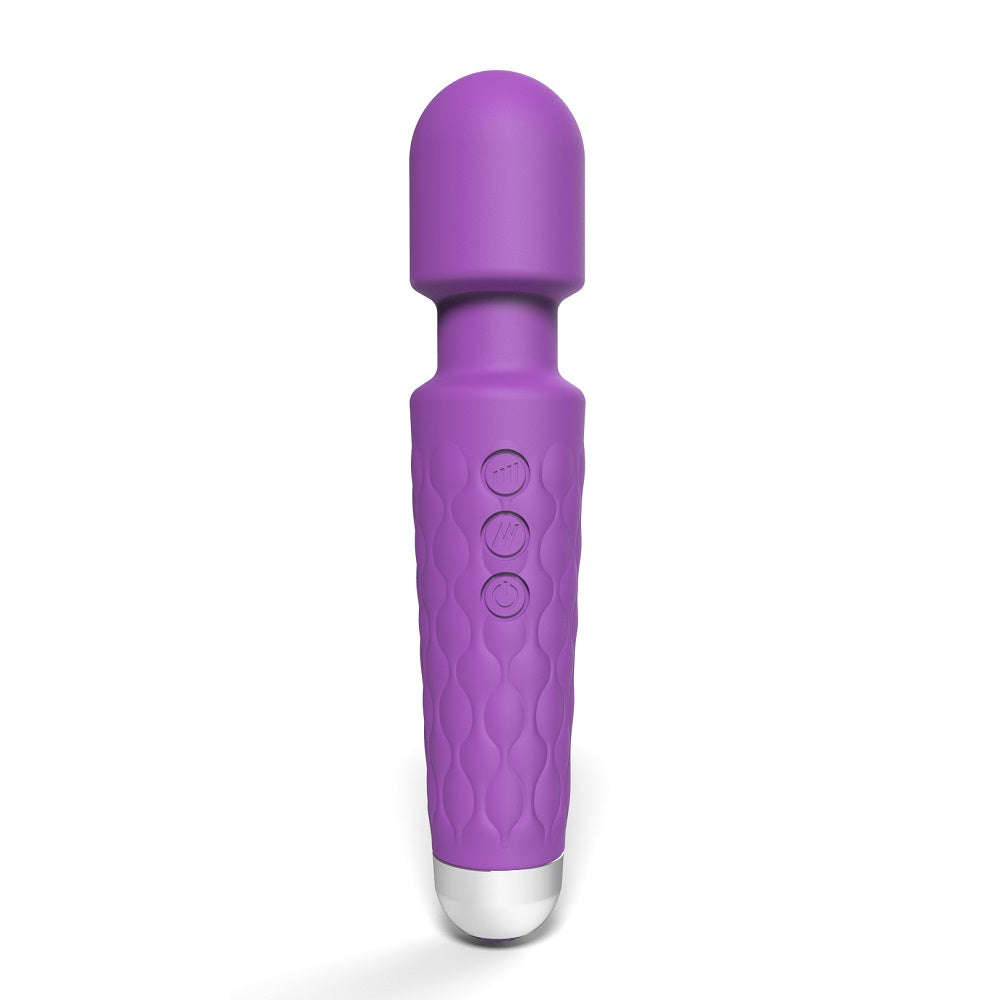 Loving Joy 20 Function Wand Vibrator (Purple) – Waterproof Rechargeable Wand Vibrator 8 Inches > Sex Toys > Mini Massagers - Tophatter Daily Deals